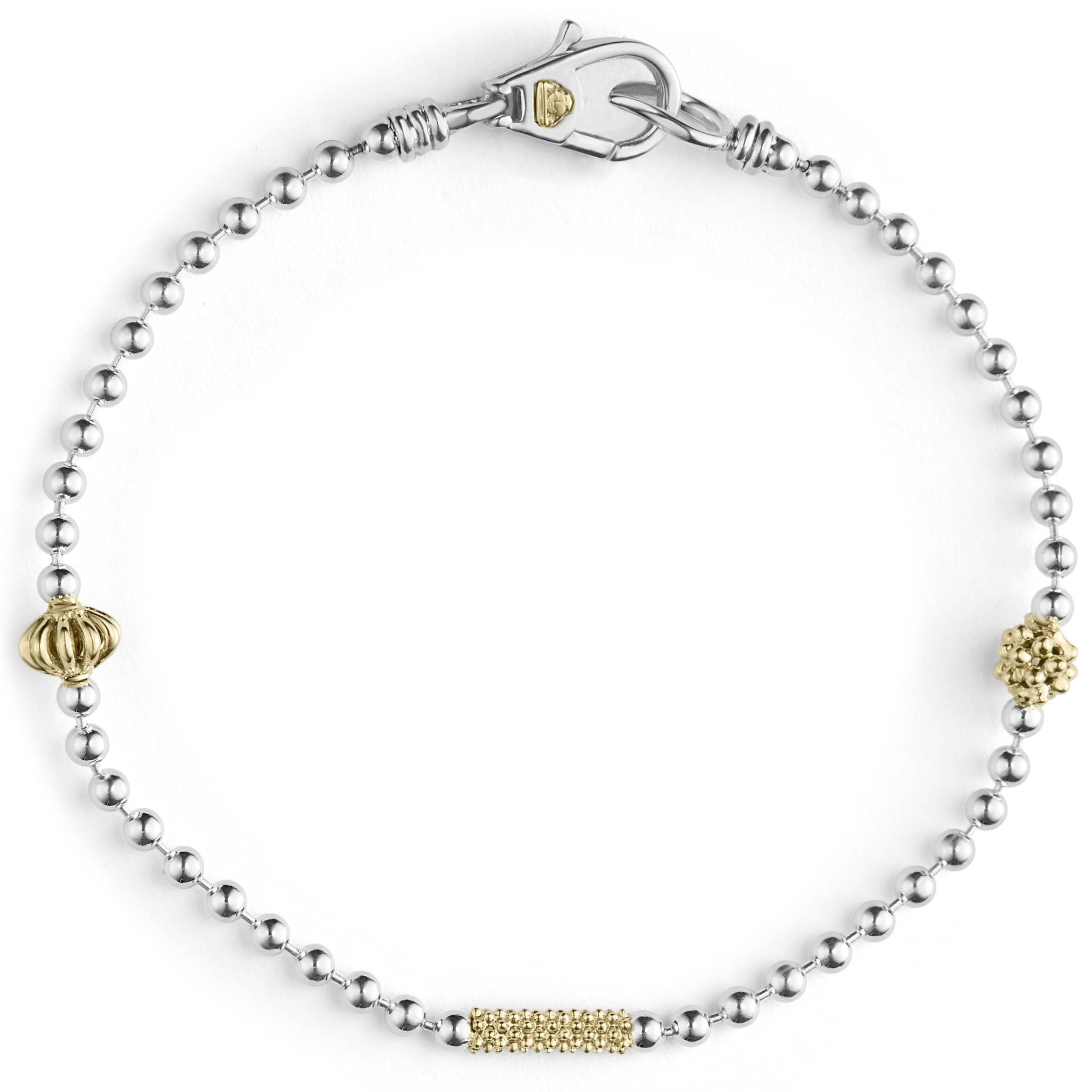 Two-Tone Caviar Beaded Bracelet | LAGOS Jewelry