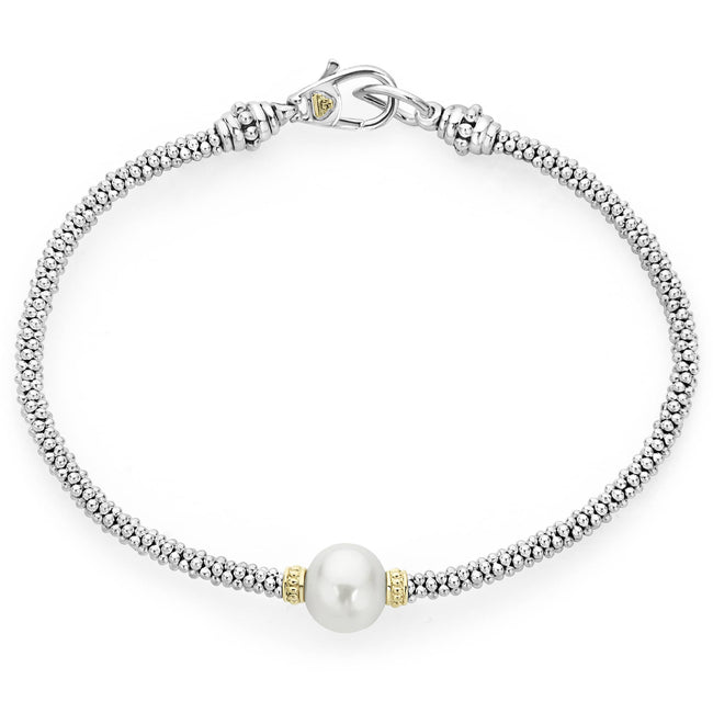Luna Pearl Caviar Bracelet | Designer Pearl Bracelet – LAGOS
