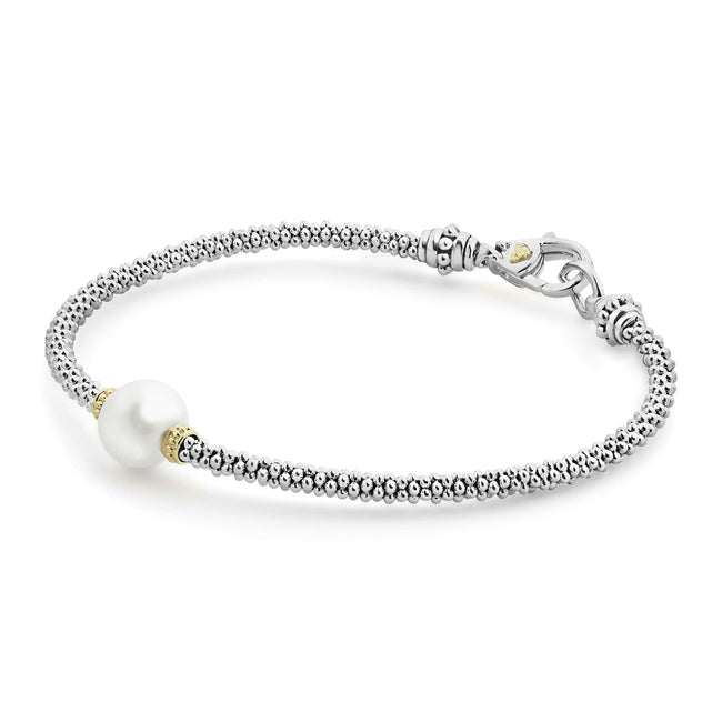 Luna Pearl Caviar Bracelet | Designer Pearl Bracelet – LAGOS