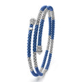 Blue Caviar Ultramarine Ceramic Beaded Wrap Bracelet