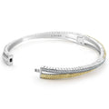 Caviar Lux 18K Gold Caviar and Diamond Bangle