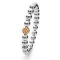 Signature Caviar Stretch Rose Gold Bead Bracelet