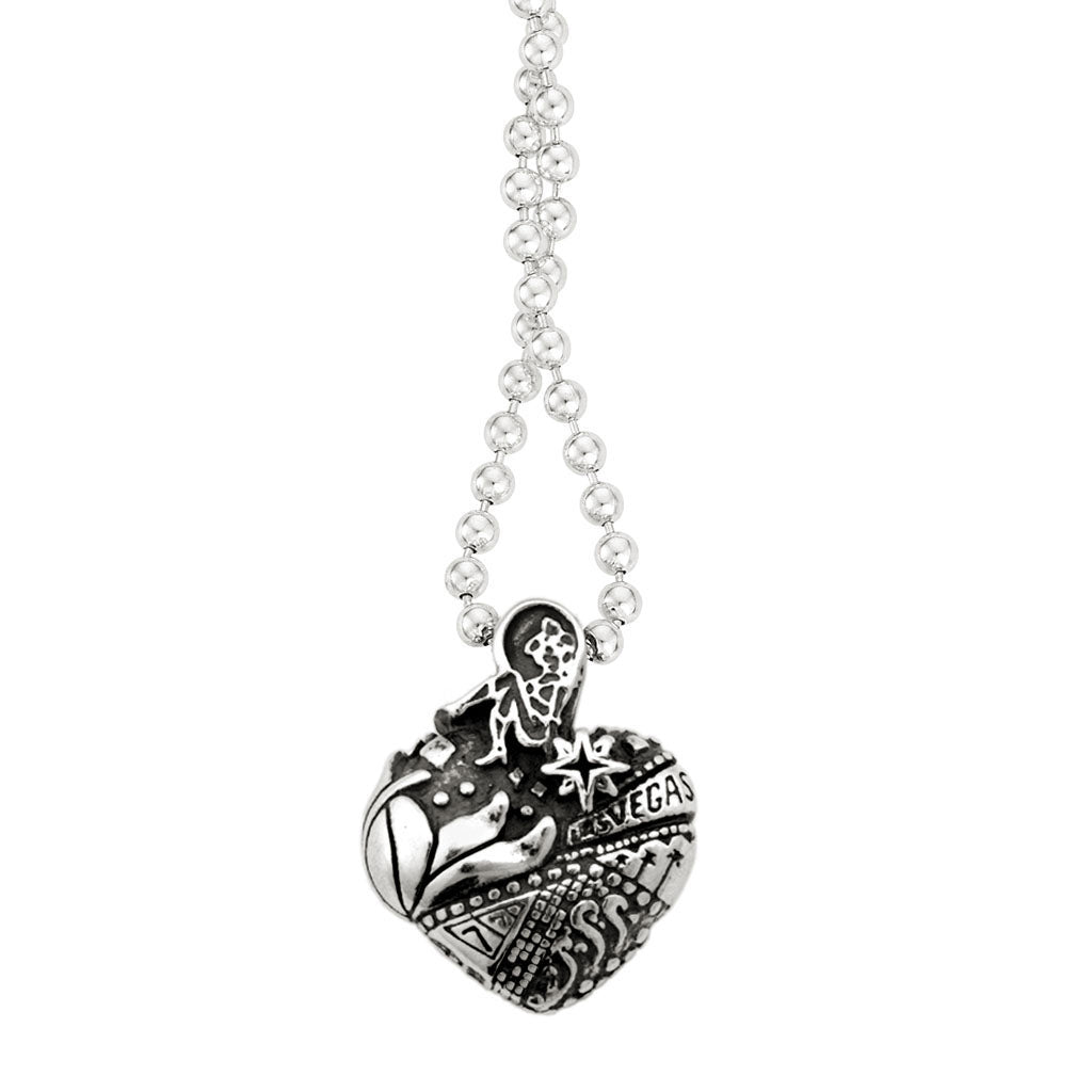 Lagos Kinder Childs First Heart And Key Necklace - Silver | Editorialist