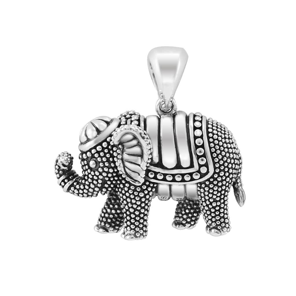 Lagos Rare Wonders Elephant Pendant Necklace Silver