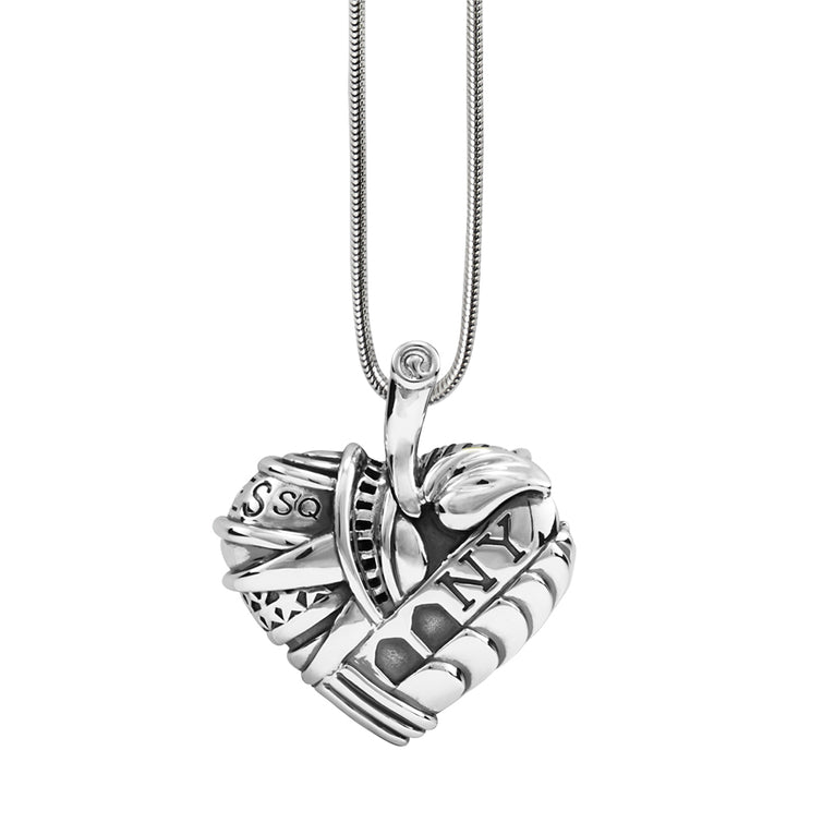 LAGOS Sterling Silver Beaded Heart Pendant Necklace | Bloomingdale's