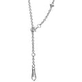 Beloved Caviar Key Diamond Pendant Necklace features a sterling-silver chain and lobster clasp.