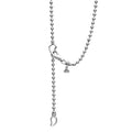 Beloved Heart Pendant Necklace featuring sterling silver bead chain and lobster clasp.