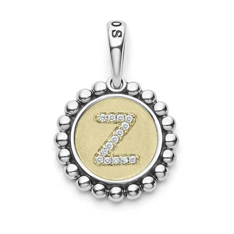 Diamond Z Initial Charm, Signature Caviar