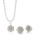 A LAGOS exclusive. An ideal gift set of two Love Knot styles that can be paired perfectly together or worn on their own.