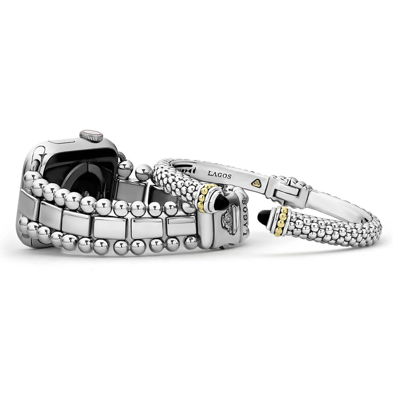 A LAGOS exclusive. Set of two bracelets that complement each other perfectly.