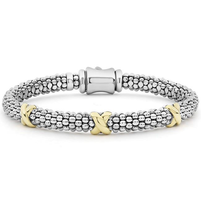 Signature Caviar Two-Tone Caviar Bracelet Gift Set – LAGOS