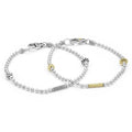 A LAGOS exclusive. An ideal gift set of two Caviar Icon bracelets that can be paired perfectly together or worn on their own. Both bracelets are a size Medium (7).