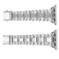 Smart Caviar Sterling Silver Full Diamond Watch Bracelet-38-45mm