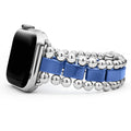 Created exclusively for your Apple Watch®, this watch bracelet is crafted from ultramarine ceramic and stainless steel links.