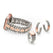 Smart Caviar 18K Rose Gold and Stainless Steel Watch Bracelet-38-45mm