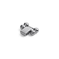 Smart Caviar Stainless Steel Link, a polished metal massage tool with a T-handle, features four smooth ball bearings for skin stimulation and light massage.